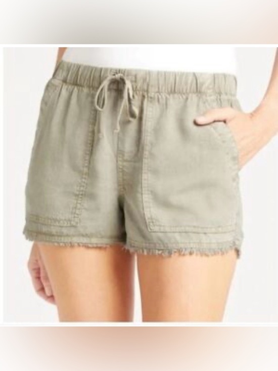 cloth & stone Pants - Anthropologie Cloth & Stone Raw Hem Drawstring Shorts‎ Size S